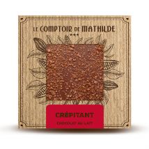 Tablette Chocolat Au Lait Petillant 80g - Le Comptoir de Mathilde