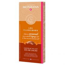Tablette Lait Eclats Caramel 80g - Monbana