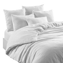 Taie D'oreiller en Lin et Coton 65x65cm - Limy - Haomy