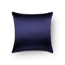 Taie D'oreiller en Soie Bleu Nuit 65x65cm - Emily's Pillow