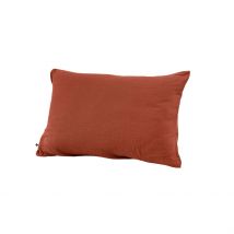 Taie D'oreiller en Gaze de Coton Unie Terracotta 50x70cm - Gaia - L'effet Papillon