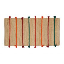 Tapis en Jute et Coton Multicolore 140x70cm - Seguia - SEMA Design