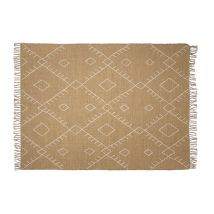 Tapis en Jute et Laine Naturel 200x140cm - Urazia - SEMA Design