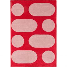 Tapis Groovy 381 Rouge 80x140cm - Nazar Rugs