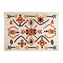 Tapis Titica Naturel et Orange 200X140cm - SEMA Design