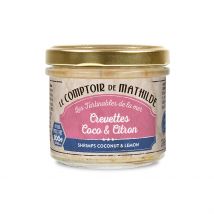Tartinable de Crevettes Coco et Citron - 100gr - Le Comptoir de Mathilde