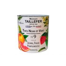 Thé Noir Thé Vert Jasmin Fraise Pamplemousse Boite 60g - N°9 - Maison Taillefer