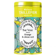 The Vert Orange et Citron Vert Boite 80g - Maison Taillefer