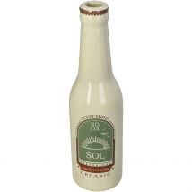 Vase Bouteille de Soda en Grès Ivoire H24cm - Kersten