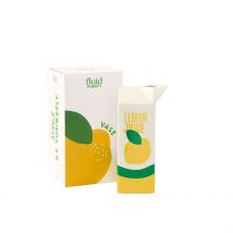 Vase Citron en Céramique Blanc et Jaune H2cm - Fluid Market