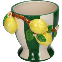 Vase Citron en Dolomie Verte 14x15.5x14.7cm en Dolomite - Kersten