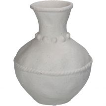 Vase en Dolomite Blanc H20.7cm en Dolomite - Kersten
