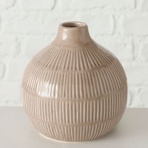 Vase en Grès Marron H12cm - Kaylee - Boltze