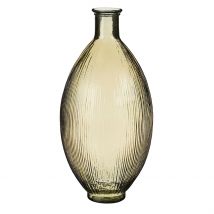 Vase en Verre Recycle Marron H59cm - Firenza - Mica Decorations