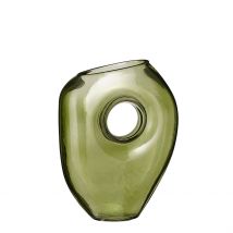 Vase en Verre Vert H22.5cm - Jay - Mica Decorations