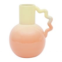 Vase Pichet en Grès Corail H24cm - Lumi - SEMA Design