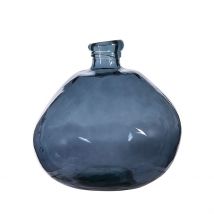 Vase Simplicity Bleu D33xh33cm en Verre - Bastide Diffusion