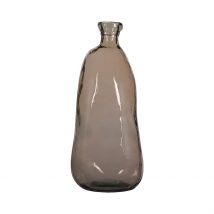 Vase Organique en Verre Recyclé Sable D22xh51cm - Simplicity - Idée Cadeau - Bastide Diffusion