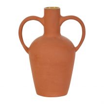 Vase Solae Terracotta D16xh20cm Terre Cuite - Côté Table