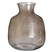 Vase Taupe D24xh29cm - Litka en Verre - Déco Distrib