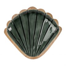 Vide Poche Saint-Jacques en Manguier Émeraude - Amarres - Côté Table