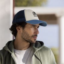 Casquette Bleue - Faguo - En Coton - Modèle Cap Trucker
