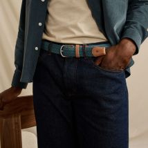 Ceinture Verte Ceinture Unie - Faguo - Tisse Synthétique Recyclée - Modèle Belt
