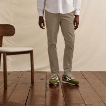 Chino Beige Clair Coupe Ajustée - Faguo - En Coton - Modèle Brix