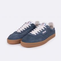 Baskets Basses Bleu Denim - Faguo - En Suede - Modèle Lumbo