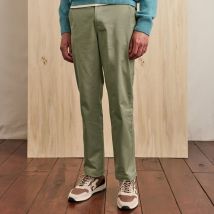 Chino Kaki Clair - Faguo - En Chaine Et Trame - Modèle Brix Regular