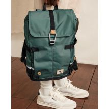 Sac À Dos Bleu Vegan - Faguo - En Tisse Synthétique - Modèle Commuter