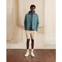 Veste Turquoise - Faguo - En Coton - Modèle Lorge