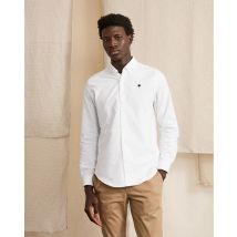 Chemise Manches Longue Blanche - Faguo - En Coton - Modèle Ivoy
