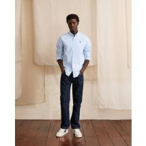 Chemise Rayée Blanche & Bleue - Faguo - En Coton - Modèle Ivoy