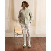 Chino Écru Coupe Fuselée - Faguo - En Coton Bio & Coton Recyclé - Modèle Brix