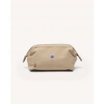 Trousse De Toilette Beige - Faguo - Tisse Synthétique Recyclée - Modèle Washbag W
