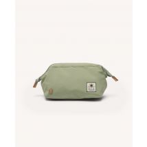 Trousse De Toilette Kaki Clair - Faguo - Tisse Synthétique Recyclée - Modèle Washbag W
