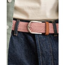 Ceinture Tressee Rose - Faguo - Chaine Et Trame Recyclée - Modèle Belt