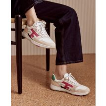 Running Blanches, Vertes & Roses - Faguo - Suede Synthétique Recyclée - Modèle Olive