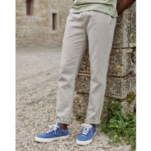 Pantalon Écru - Faguo - En Chaine Et Trame - Modèle Dreuille