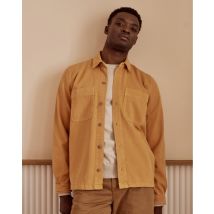 Sur-chemise Orange Clair - Faguo - En Chaine Et Trame - Modèle Clemont