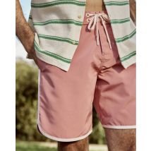 Maillot De Bain Rose - Faguo - Chaine Et Trame Recyclée - Modèle Menton