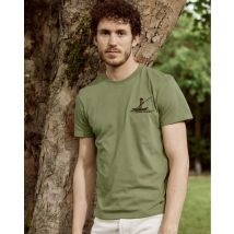 T-shirt Vert Olive - Faguo - Mailles Recyclée - Modèle Arcy