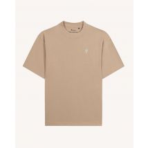 T-shirt Beige Foncé - Faguo