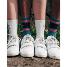 Baskets Blanches Cuir Café Du Cycliste - Hazel - Faguo