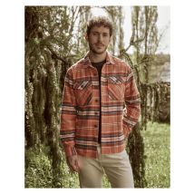 Sur-chemise Brique & Écrue - Faguo - En Coton - Modèle Flavigny