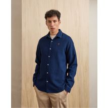 Chemise Denim Brut Broderie Arbre - Faguo - En Chaine Et Trame - Modèle Iraty