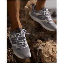 Runnings Grises - Faguo - Polyester Recyclé Et Suède Recyclée - Modèle Urbantrail