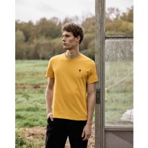 T-shirt Ocre - Faguo - En Mailles - Modèle Arcy