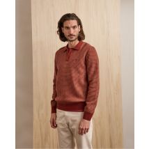 Polo Bordeaux & Beige Laine - Aunlay - Faguo